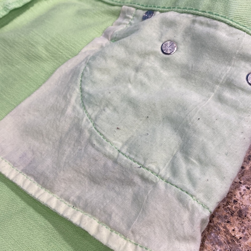 Tommy Hilfiger Green Jean Mini Skirt 4 - Picture 14 of 16